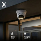 Lorex Connect X Series 4K 32-Channel Wired NVR System with X3 Turret Security Cameras - 8TB