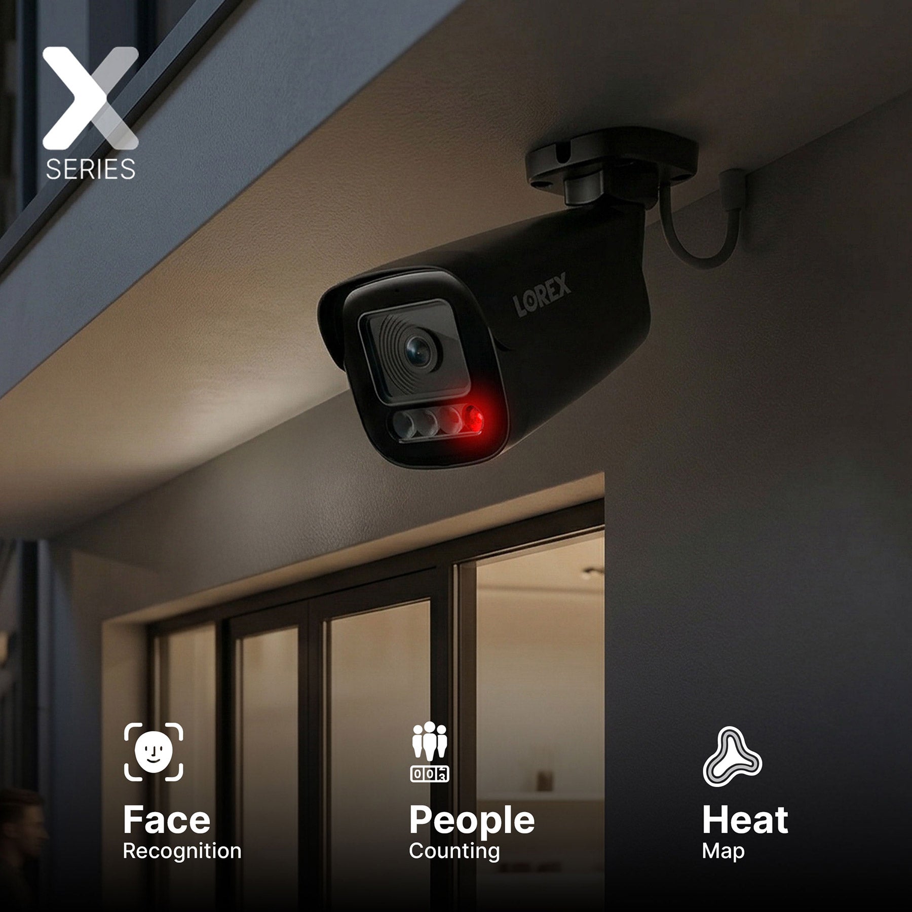 Lorex Connect X Series 4K 32-Channel Wired NVR System with X5 Bullet Security Cameras - 8TB