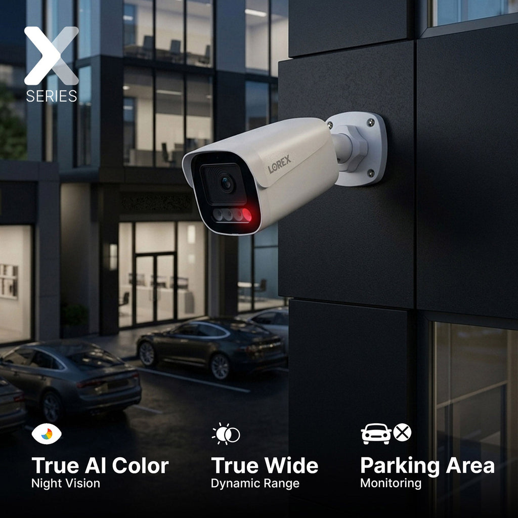 Lorex Connect X Series 4K 32-Channel Wired NVR System with X5 Bullet Security Cameras - 8TB