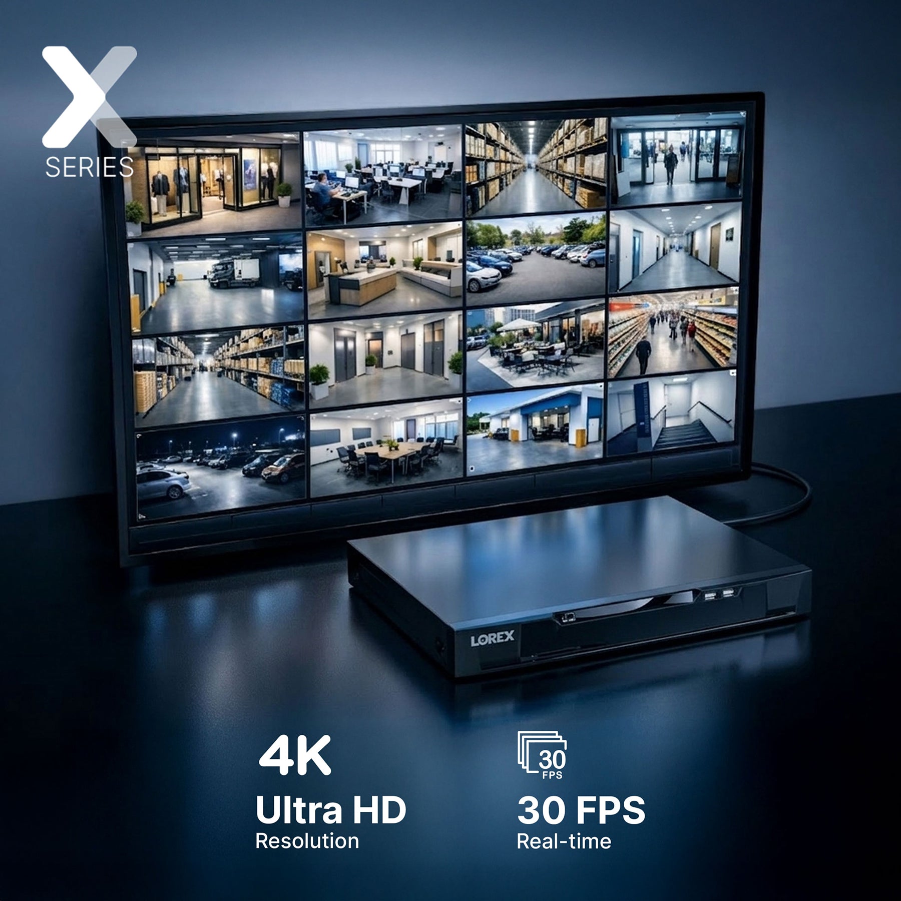 Lorex Connect XC 4K 32-Channel Commercial NVR - 8TB